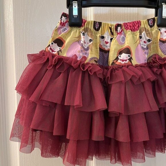 Matilda Jane Character Counts Heart Soul Sylvia Russian Doll Tutu Skirt Size 2 - Picture 4 of 11